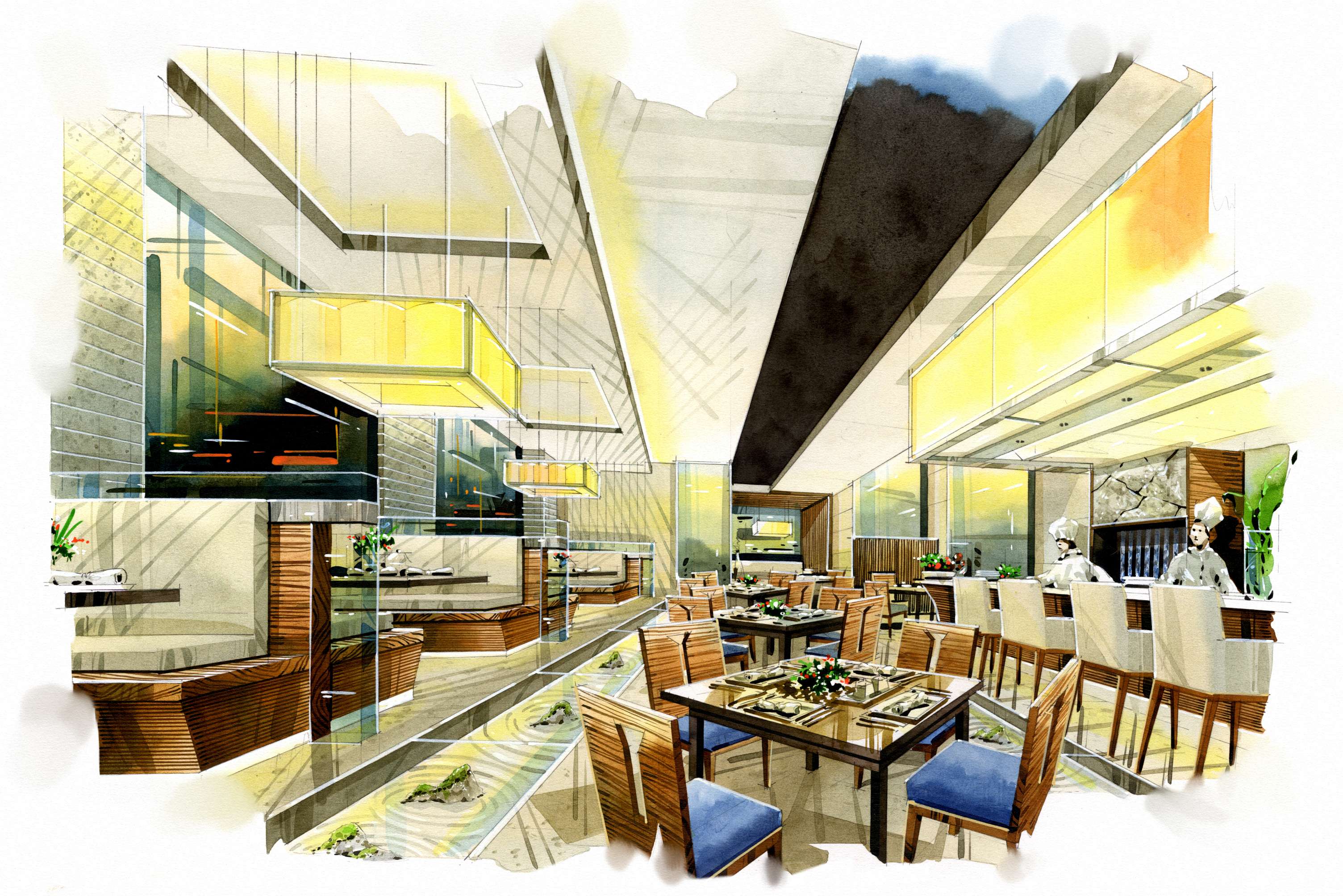 We focus on creativity, visual looks, materials and patterns to bring great aesthetics, and the highest quality to deliver a unique interior design.
